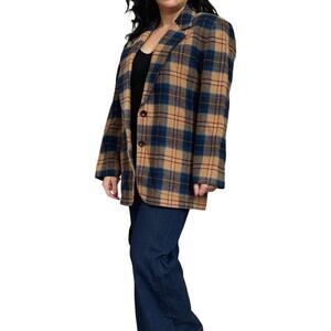 Vintage Pendleton Wool Plaid Blazer Size Medium